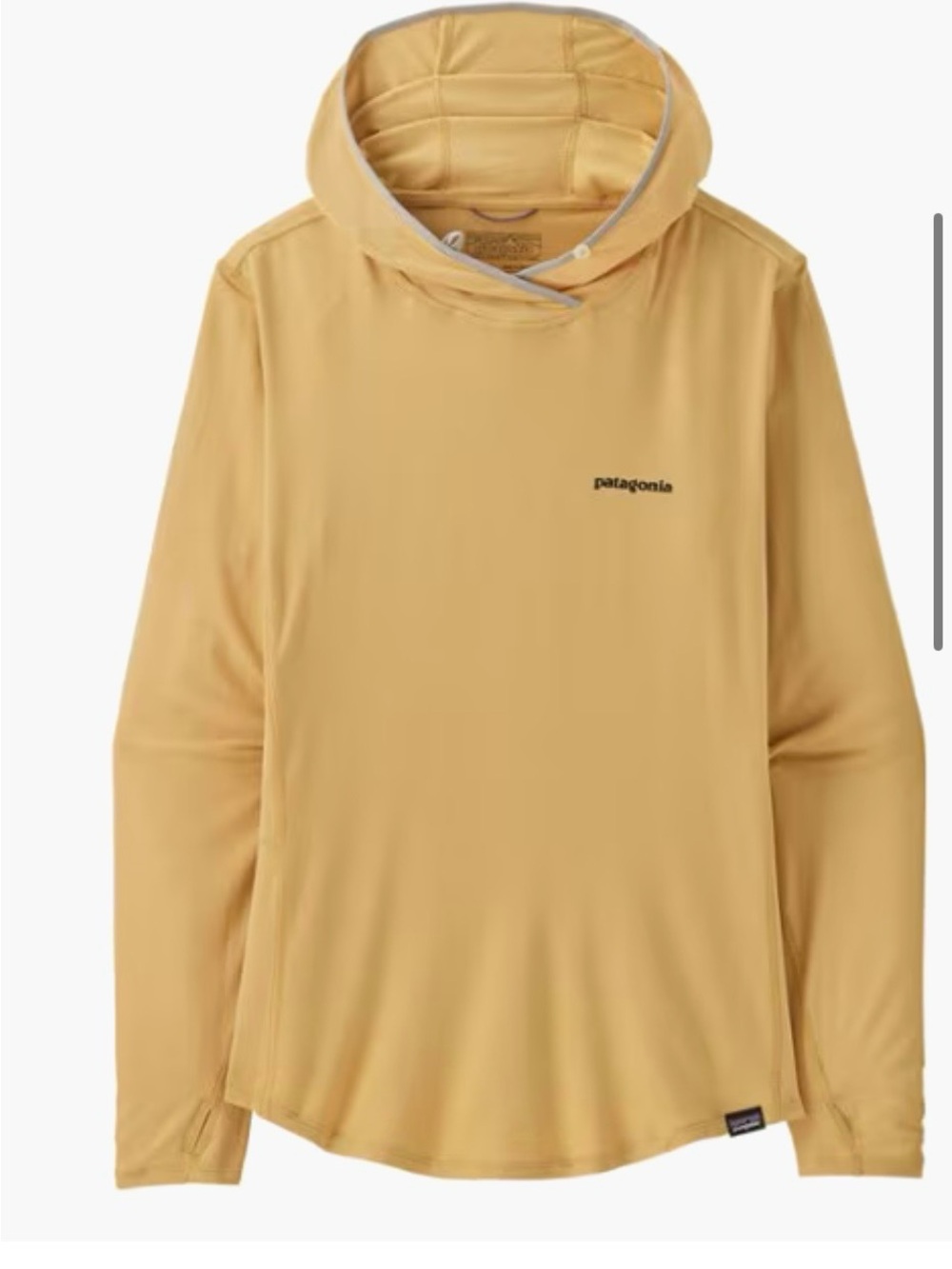 Patagonia women’s tropic comfort natural graphic Long-Sleeve hoodie- yellow